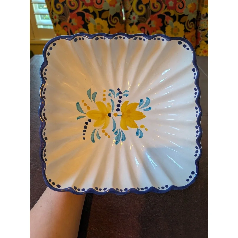 Porta Vintage Veetal Handpainted Portugal Bowl‎ #1196